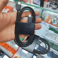 کابل شارژ سرکارتنی دوسر تایپ سی اورجینال ویتنام