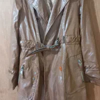 پالتو چرم اصل بارانی نو