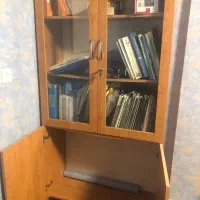 کتابخانه چوبی در حد نو|کتابخانه، شلف، قفسه‌های دیواری|تهران, سید خندان (جلفا)|دیوار