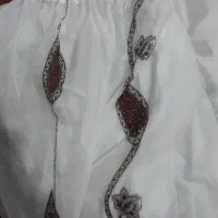 ۲ عدد پرده حریر آماده  با نوار  و آستر|پرده، رانر، رومیزی|شوش, |دیوار