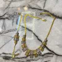 ست گردنبند و دستبند طلا