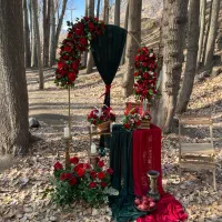 گل آرایی بادکنک آرایی سفره عقد