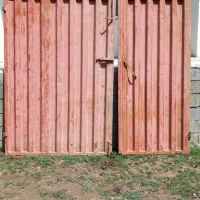 درب آهنی حیاط ورق ضخیم|مصالح و تجهیزات ساختمان|گلی داغ, |دیوار