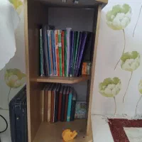 کتابخانه دو قلو|کتابخانه، شلف، قفسه‌های دیواری|مشهد, شهرک رازی (شهرک غرب)|دیوار