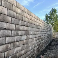 دیوار چینی اجر و بلوک ساختمان  و باغ  و جوشکاری