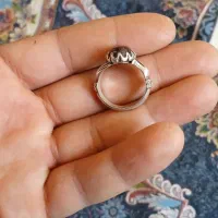 ۲ عدد انگشتر نقره|جواهرات|ساوه, |دیوار