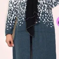 مانتو بافت جلو باز