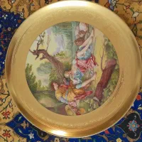 بشقاب دیوارکوب آنتیک