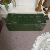جعبه ابزار قدیمی تمام آهنی آمریکایی