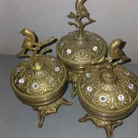 قندان برنز کار دست