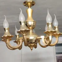 لوستر قدیمی آبکاری طلا