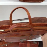 کیف اداری چرم طبیعی زانکو چرم کد ۱۰۷|کیف، کفش، کمربند|ری, شهید بهشتی|دیوار