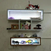 شلف دو تیکه همراه با ریسه Led