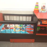 تخت یک نفره.نوجوان|تخت و سرویس خواب|رامهرمز, |دیوار