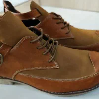 کفش زنانه کفش چرم مصنوعی دست‌دوز قهوه‌ای سایز ۳۹|کیف، کفش، کمربند|زنجان, |دیوار