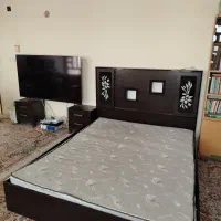 تخت خواب چوبی دونفره