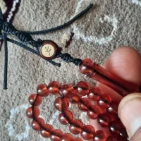 تسبیح سندلوس محمد شهابی مهر طلا