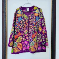 کت سوزن دوزی و نقاشی روی پارچه|لباس|بندرعباس, |دیوار