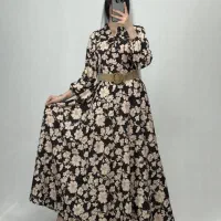 لباس ساحلی بلند کاملا پوشیده مناسب تابستان