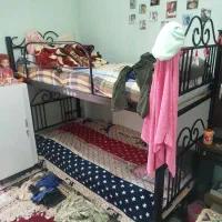 تخت خواب دو طبقه فلزی