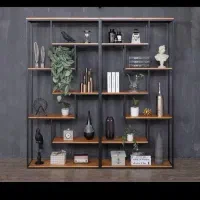 ویترین چوب و فلز