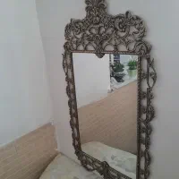 سماور ایینه کنسول برنجی