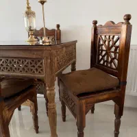 میز ناهارخوری ۴ نفره سنتی|میز و صندلی غذاخوری|مشهد, الهیه|دیوار