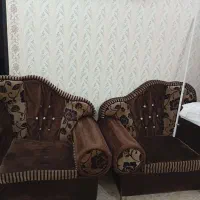 یک دست مبل هفت نفر و درب ورودی منزل|مبلمان خانگی و میز عسلی|کیاشهر, |دیوار