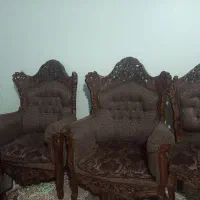 مبل سلطنتی ۹نفره ومیز|مبلمان خانگی و میز عسلی|شاهینشهر, شهرک گلدیس|دیوار