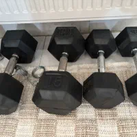 دمبل و وزنه هالتر قیمت مناسب .