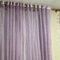 پرده ی یاسی تمیز
