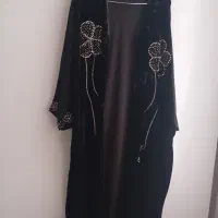 عبا مخمل سنگ دوزی . سارافون سه تیکه