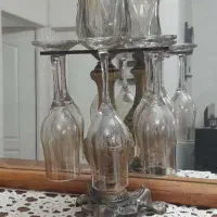 شمعدان دور گیلاس شامپاینی نو