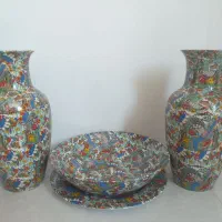 ظروف گل مرغی برای شب یلدا|صنایع دستی و سایر لوازم تزئینی|زنجان, |دیوار