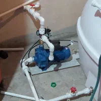 نصب پمپ آب و مخزن ، لوله کشی آب سردو گرم و شوفاژ