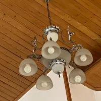 ۳ لوستر کار کرده همراه با دو دیوار کوب