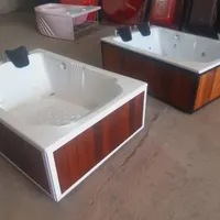 وان جکوزی چوب ترموود یراق سفید مشکی
