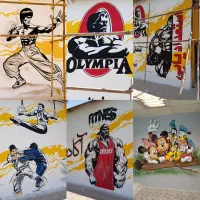 طراحی و نقاشی روی دیوار|خدمات پیشه و مهارت|بندر کنگان, |دیوار