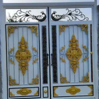 ضدزنگ و رنگ در حیاط ساختمان کابینت سایبان و...|خدمات پیشه و مهارت|دوگنبدان, |دیوار