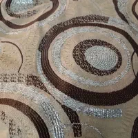 مقادیری پارچه پرده ای تور آستر و پارچه