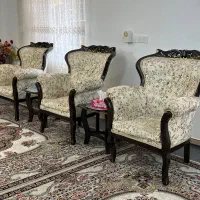 مبل سلطنتی ۷ نفره|مبلمان خانگی و میز عسلی|شلمان, |دیوار