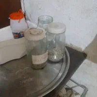 بانکه شیشه ی درب دار فروشی