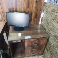 میز مدیریتی با صندلی و فایل سه کشویی