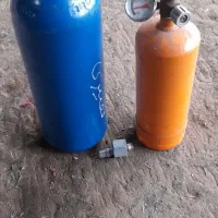 کبسول هوا اکسیژن و گاز کوچک  و سرپیک کوچک8میلیون