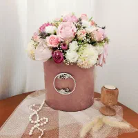 باکس مخملی گل|گل مصنوعی|تهران, شهید فکوری|دیوار