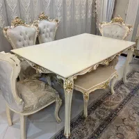 مبل استیل نه نفره ناهار خوری ۶ نفره، دکوری|مبلمان خانگی و میز عسلی|تهران, کوثر|دیوار