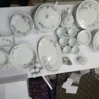 54پارچه چینی آشپزخانه 6نفره نو|ظروف سرو و پذیرایی|شاهین دژ, |دیوار