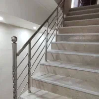 نصب نرده راه پله استیل و آلمینیوم