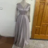 لباس مجلسی ساتن کار شده
