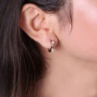 گوشواره با کیفیت ضد حساسیت و رنگ ثابت